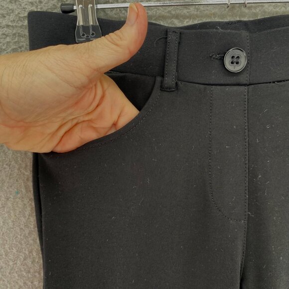 Betabrand Pants Womens Small Petite Black Stretch Jegging Ponte Pull On Casual - Picture 5 of 12